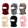Großhandel Maßgeschneiderte gestrickte Vollgesichtsmaske Distressed Polyester Balaclava