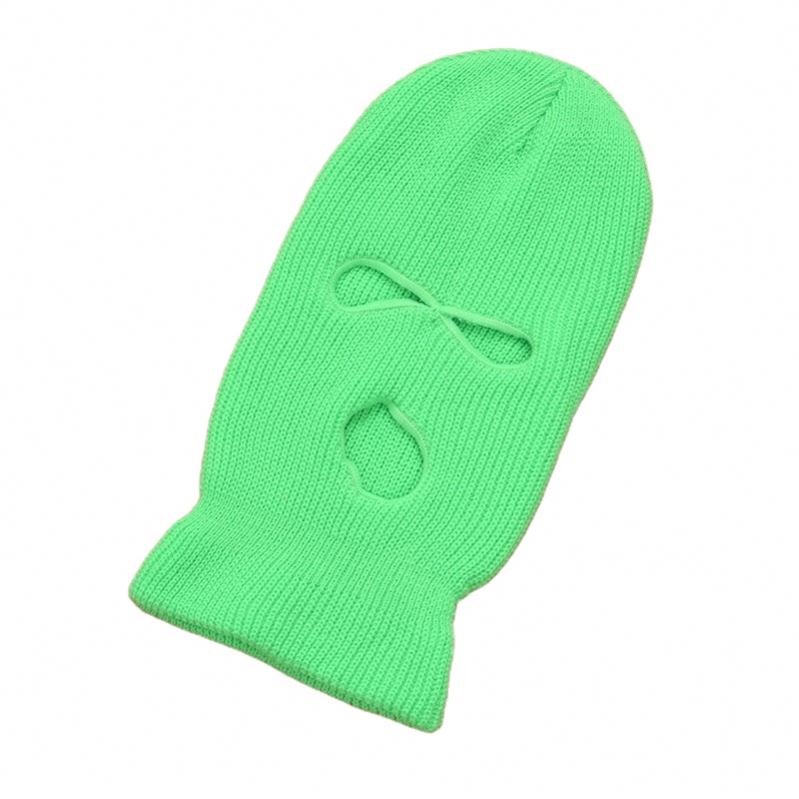 Maschera da sci da uomo all'ingrosso con 3 fori e logo personalizzato