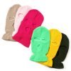 maschera2 Maschera da sci in maglia acrilica con logo personalizzato e ricamo a 3 fori