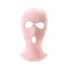 maschera4 Maschera da sci in maglia acrilica con logo personalizzato e ricamo a 3 fori