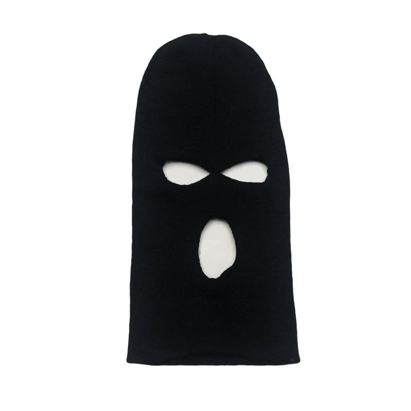 Wholesale Custom Design Embroidered 3 Hole Full Face Knit Ski Mask