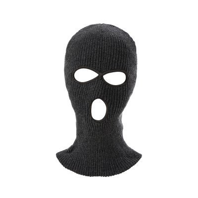 mask5 Custom Logo Acrylic Knitted Embroidery 3 Hole Ski Mask