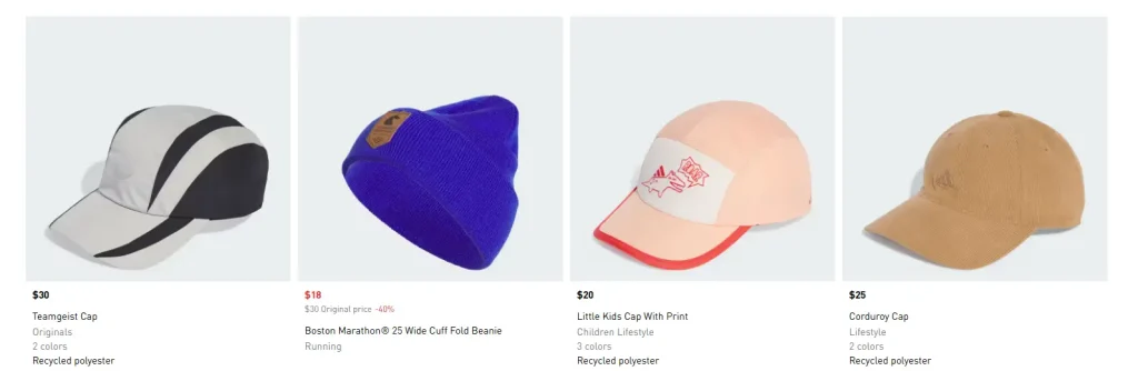 14. Bonnets d'hiver Adidas