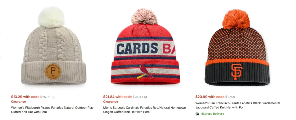 3. Bonnets d'hiver MLB