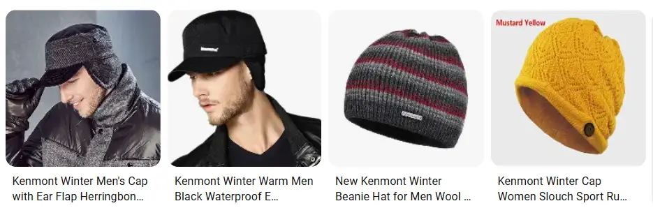 5. Bonnets d'hiver Kenmont