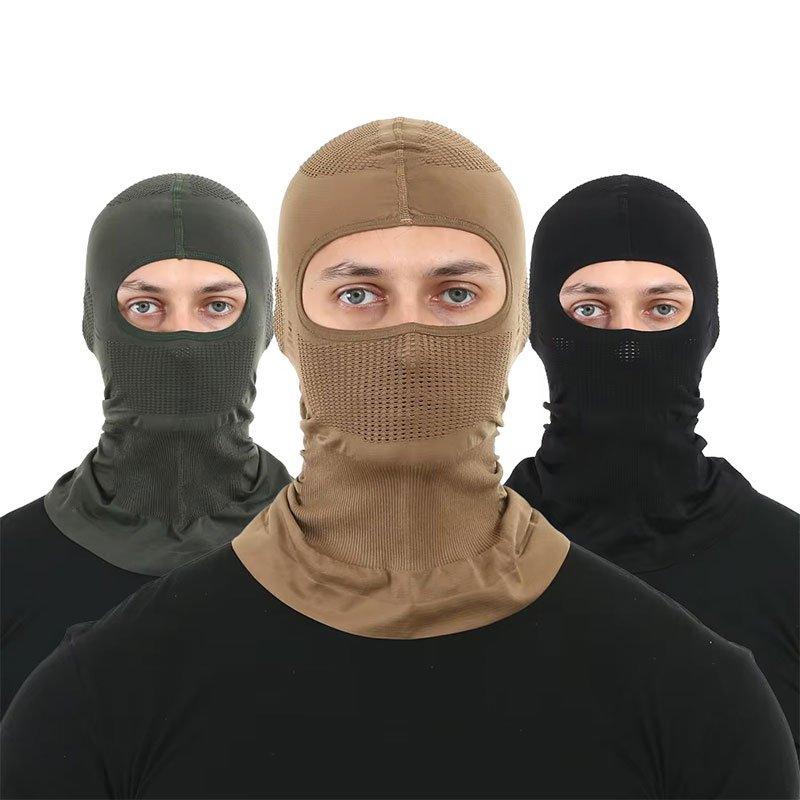 bala3 Maßgeschneiderte atmungsaktive Helm-Innenmaske aus Polyester für den Außenbereich, für alle Jahreszeiten geeignet