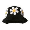 bucket4 Custom Acrylic 3D Embroidery Casual Knit Bucket Hat for Women