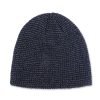cuffless Custom Acrylic Reversible Cuffless Fleece Beanie