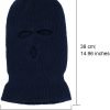 mask2 Custom Logo Acrylic Full Face Knit Ski Mask With 3 Holes