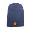 Bonnet à pompon en tricot jacquard avec logo brodé personnalisé