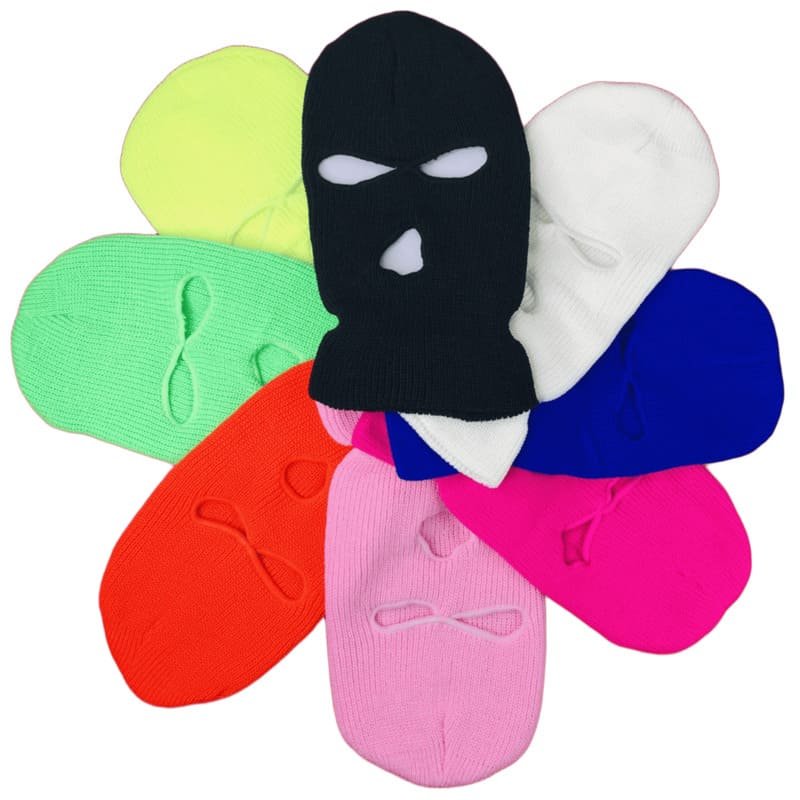 s1 Custom Acrylic Fashion Warm Outdoor 3 Hole Ski Mask