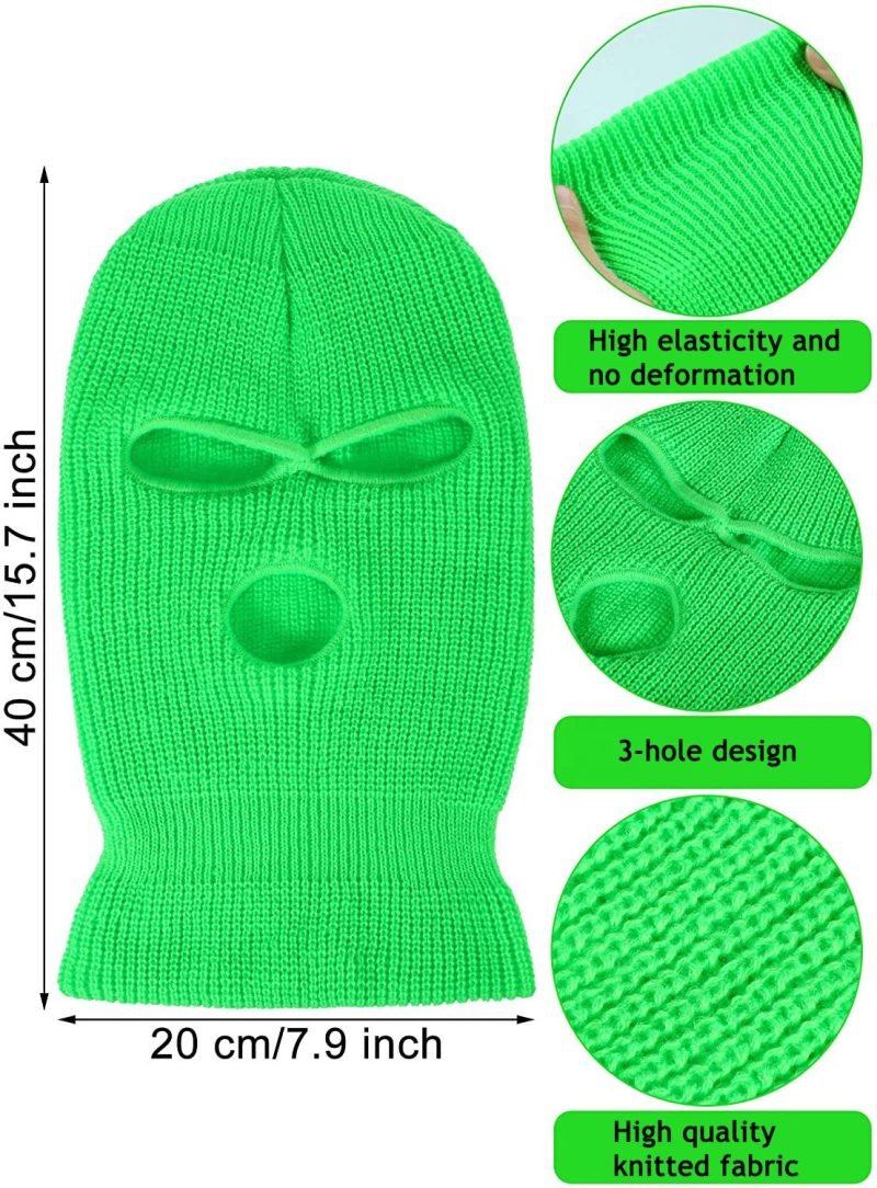 s15 Custom Acrylic Fashion Warm Outdoor 3 Hole Ski Mask