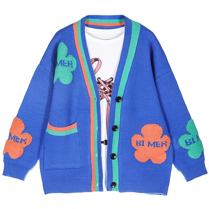 Maglione lavorato a maglia con cardigan in nylon/cotone jacquard da donna ODM