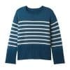 Casual Women's Polyester Loose Short Pullover Crew Neck Knit Sweater