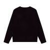 Maglione da uomo in cotone jacquard con lettere, maniche lunghe, lavorato a maglia