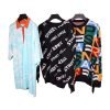 Maglione da uomo in cotone jacquard con lettere, maniche lunghe, lavorato a maglia