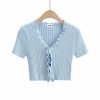 Cardigan da donna in maglia di poliestere antirughe a maniche corte