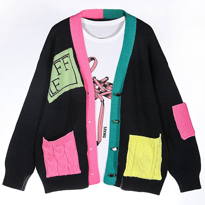 OEM & ODM Women's Viscose / Cotton Long Sleeve Jacquard Knitted Sweater
