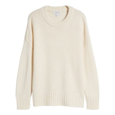 sweater5 Custom Cashmere Thickened Round Neck Sweater for Women