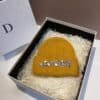 Women's Autumn & Winter Handmade Embossed Striped Polyester Knit Beanie