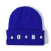 Wholesale Custom Acrylic Beanie with Pearl Chain & Rhinestone – Warm & Stylish