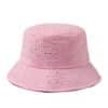 Chapeau bob pour femme avec strass en forme de goutte d'eau – Tissu en coton pour le printemps et l'automne