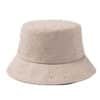 Chapeau bob pour femme avec strass en forme de goutte d'eau – Tissu en coton pour le printemps et l'automne