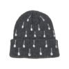 Y2K Rhinestone Knit Beanie – Custom Logo Warm Winter Hat