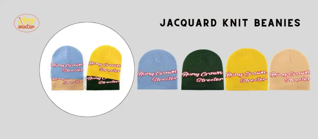 1. Jacquard Knit Beanies