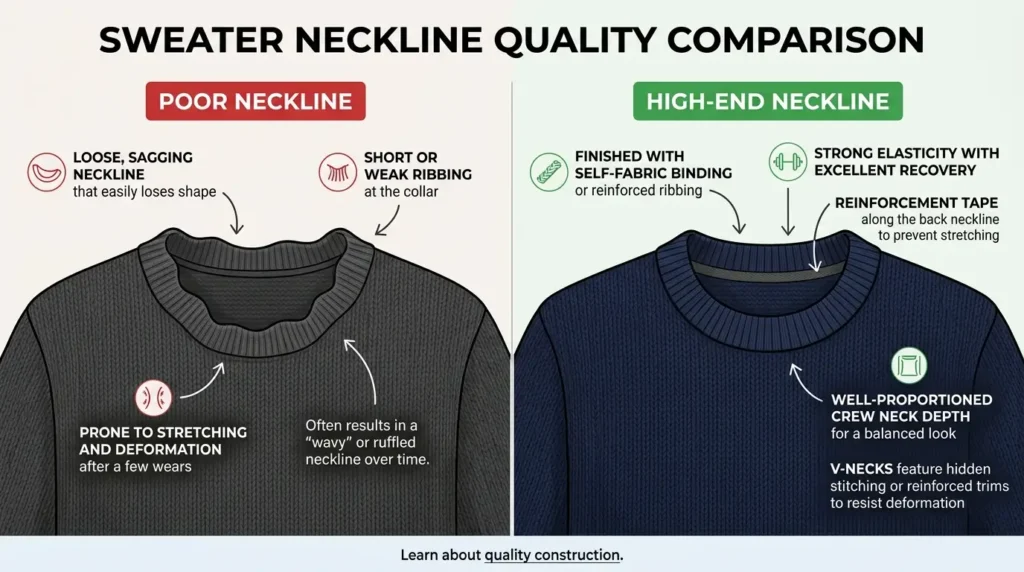 Sweater Neckline Quality